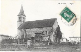 LE PIZOU  (24) église - Otros & Sin Clasificación