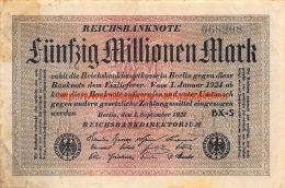 Fünfzig Millionen Mark 1923 - 50 Millionen Mark