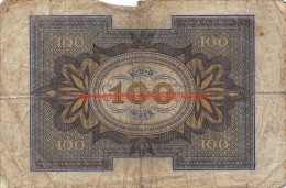 Hundert Mark 100 Reichsbanknote 1920 - 100 Mark