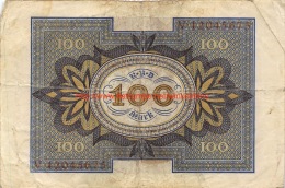 Hundert Mark 100 Reichsbanknote 1920 - 100 Mark