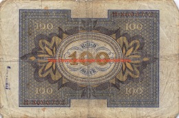 Hundert Mark 100 Reichsbanknote 1920 - 100 Mark