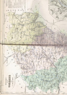 CARTE GEOGRAPHIQUE 1880 FRANCE DEPARTEMENT DE LA CORREZE PLAN DE TULLE PAR MALTE BRUN - Cartes Géographiques