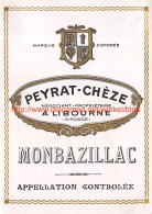 Monbazillac Peyrat-Chèze Libourne - Monbazillac