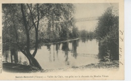 SAINT BENOIST - Vallée Du Clain , Vue Prise Sur La Chaussée Du Moulin Véron - Saint Benoit