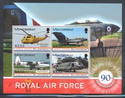 Montserrat - 2008 Royal Air Force Kleinbogen (2) MNH__(THB-5575) - Montserrat