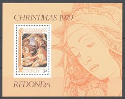 Redonda - 1979 Christmas Block MNH__(TH-17108) - 1960-1981 Ministerial Government