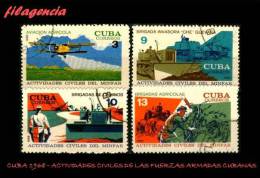 USADOS. CUBA. 1968-15 ACTIVIDADES CIVILES DE LAS FUERZAS ARMADAS REVOLUCIONARIAS - Oblitérés