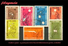 USADOS. CUBA. 1966-12 JUEGOS CENTROAMERICANOS & DEL CARIBE EN PUERTO RICO - Used Stamps