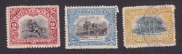 Guatemala, Scott #115-117, Used, Scenes Of Guatemala, Issued 1902 - Guatemala