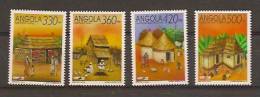 ANGOLA 1992  Traditional Houses MNH - Angola