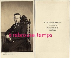 CDV Prêtre-second Empire-photographie Féréol-Monvel 13 Rue Bannier à Orléans - Alte (vor 1900)