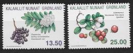 Groënland 2011, N° 562/563 Neufs Flore Baies Sauvages - Unused Stamps