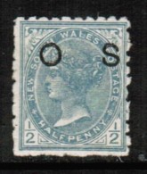 NEW SOUTH WALES   Scott # O 38a* F-VF MINT LH - Mint Stamps
