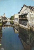 LOT - 46 - SAINT CERE - CPSM GF Couleur - Les Bords Du Canal - Saint-Céré
