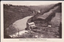 CARTE POSTALE     BESSINES 87  L'usine électrique - Bessines Sur Gartempe