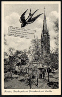 6748 - Alte Ansichtskarte - Kevelaer - Kapellenplatz Gnadenkapelle Basilika - Kirche - Gel 1955 - Van Wickeren - Kevelaer