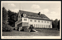 6757 - Alte Ansichtskarte - Springe Am Deister - Landheim Der Tellkampfschule Hannover - Gel 1961 - Schulze - Springe