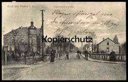 ALTE POSTKARTE GRUSS AUS RHEINE WESTFALEN NEUENKIRCHENERSTRASSE 1915 Neuenkirchener Strasse Postcard Ansichtskarte Cpa - Rheine