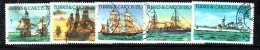 CI782 - TURKS & CAICOS , Ship Serie N. 653/657 Dent 14 Used - Turks E Caicos