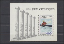 CONGO Kinshasa ZAIRE Souvenir Sheet Michel 866 BL 49 Summer Olympic Games 1984 - Other & Unclassified