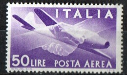 PIA - ITA - Specializzazione : 1957: Posta Aerea "Democratica"   £ 50   - (SAS 154 - CAR 41) - Varietà E Curiosità