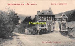 CPA SANATORIUM POPULAIRE DE BORGOUMONT ENTREE - Stoumont