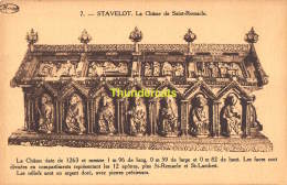 CPA STAVELOT LA CHASSE DE ST REMACLE - Stavelot