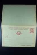 Italie Cartolina Postale Risposta Mi Nr P 36 Unused  1903 - Stamped Stationery