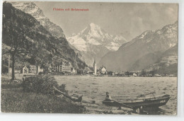 Suisse - Uri - Fluelen Mit Bristenstook 1910 Barque Ma - Flüelen