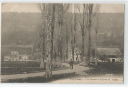 Suisse - Neuchatel - Dombresson La Ferme Et Entrée Du Village 1908 - Dombresson 