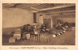 51-EPERNAY- CHAMPAGNE COSTE-FLOCHER- CELLIER D'HABILLAGE ET D'EXPEDITION - Epernay