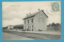 CPA - Chemin De Fer La Gare LADIGNAC 87 - Other & Unclassified