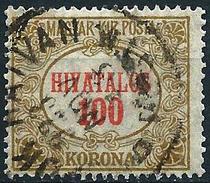 Hungary 1922 - Mi D14 - YT S16 ( Official ) - Service