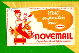 BUVARD & Blotting Paper : Peinture NOVEMAIL  Cheval De Bois - Vernici