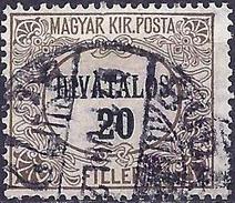 Hungary 1921 - Official Stamp ( Mi D2 - YT S2 ) - Service