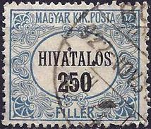 Hungary 1921 - Official Stamp ( Mi D5 - YT S5 ) - Servizio