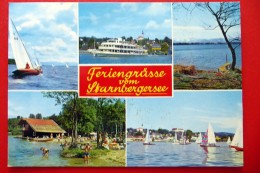 Starnberger See - Würmsee - Bayern - MBK - Segelboot - Feriengrüße 1990 - Starnberg