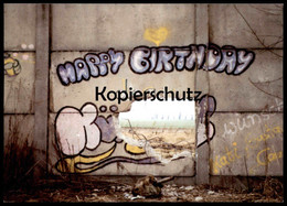 ÄLTERE POSTKARTE JULIUS KÜGLER TRAUDL KAISER HAPPY BIRTHDAY, DEAR BERLINER MAUER THE WALL LE MUR BERLIN Art Cpa AK - Muro De Berlin