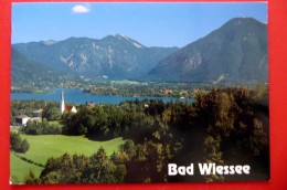 Tegernsee - Bad Wiessee - Weltkurort - AK Gel. Mit Briefmarke - Bad Wiessee