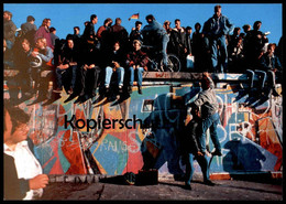 ÄLTERE POSTKARTE BERLIN NOVEMBER 1989 BRANDENBURGER TOR DIE MAUER FÄLLT BERLINER MAUER THE WALL LE MUR Art Cpa AK - Mur De Berlin