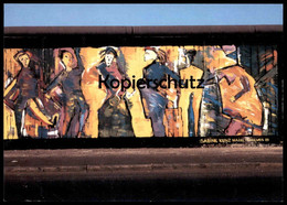 ÄLTERE POSTKARTE BERLINER MAUER THE WALL LE MUR BERLIN ART SABINE KUNZ Ansichtskarte AK Cpa Postcard - Berlin Wall