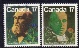 Canada 1981 Botanists Set Of 2, Used (SG1017-8) - Oblitérés