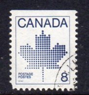 Canada 1982-4 8c Booklet Stamp Definitive, Used (SG1033d) - Oblitérés