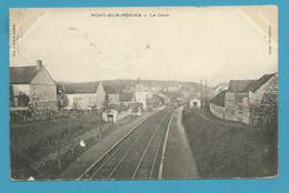 CPA Chemin De Fer La Gare PONT-SUR-YONNE 89 - Pont Sur Yonne