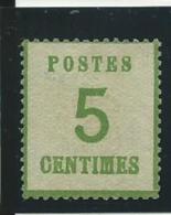 FRANCE: *, ALS-LOR: N°4, Ab Centré, B - Unused Stamps