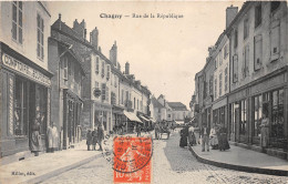 71-CHAGNY- RUE DE LA REPUBLIQUE - Chagny