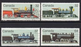 Canada 1984 Railway Locomotives II Set Of 4, Used (SG1132-5) - Oblitérés