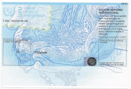 FINLAND  International Reply Coupon IRC CN 01 COUPON-RÉPONSE INTERNATIONAL UPU With HOLOGRAM - Postal Stationery