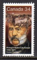 Canada 1986 Philippe Aubert De Gaspe, Used (SG1195) - Used Stamps