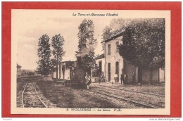 MOLIERES - La Gare ( Avec Train , Locomotive ) - Molieres